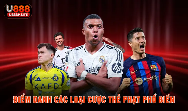 Điểm danh các loại cược thẻ phạt phổ biến